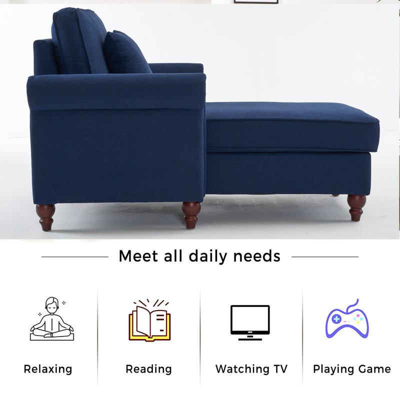 Charlton Home® Daejohn Upholstered Chaise Lounge & Reviews Wayfair